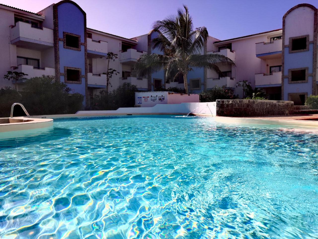 Sal Service Blu Moradias Residence With Pool ซังตามาเรีย ภายนอก รูปภาพ
